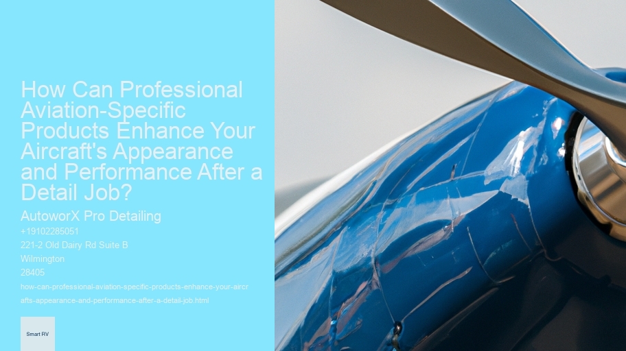 How Can Professional Aviation-Specific Products Enhance Your Aircraft's Appearance and Performance After a Detail Job?  