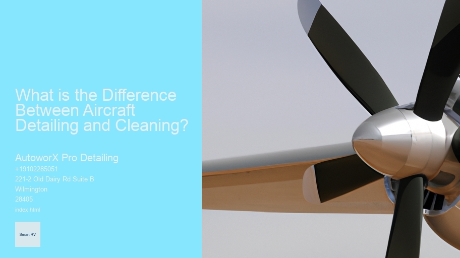 What is the Difference Between Aircraft Detailing and Cleaning? 