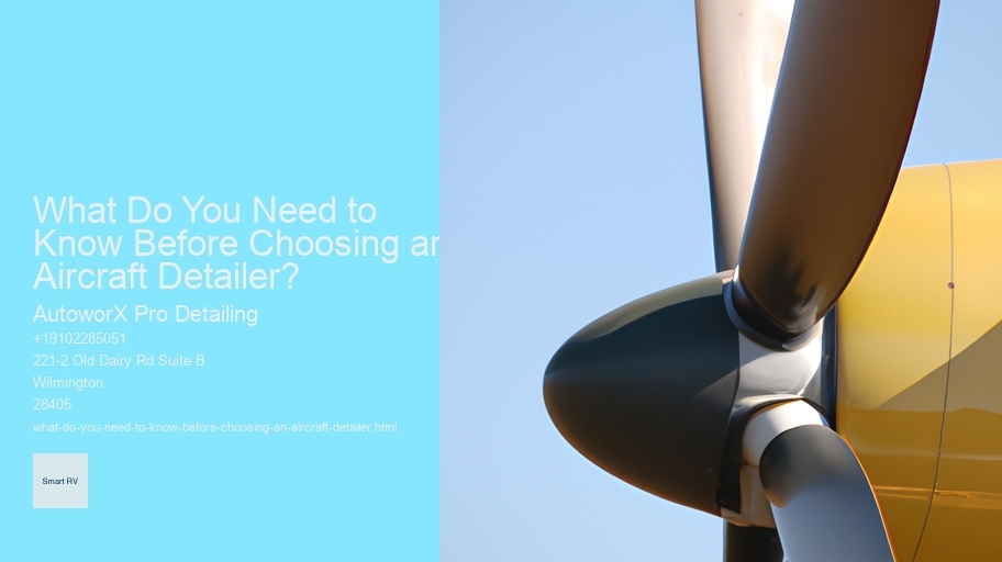 What Do You Need to Know Before Choosing an Aircraft Detailer? 